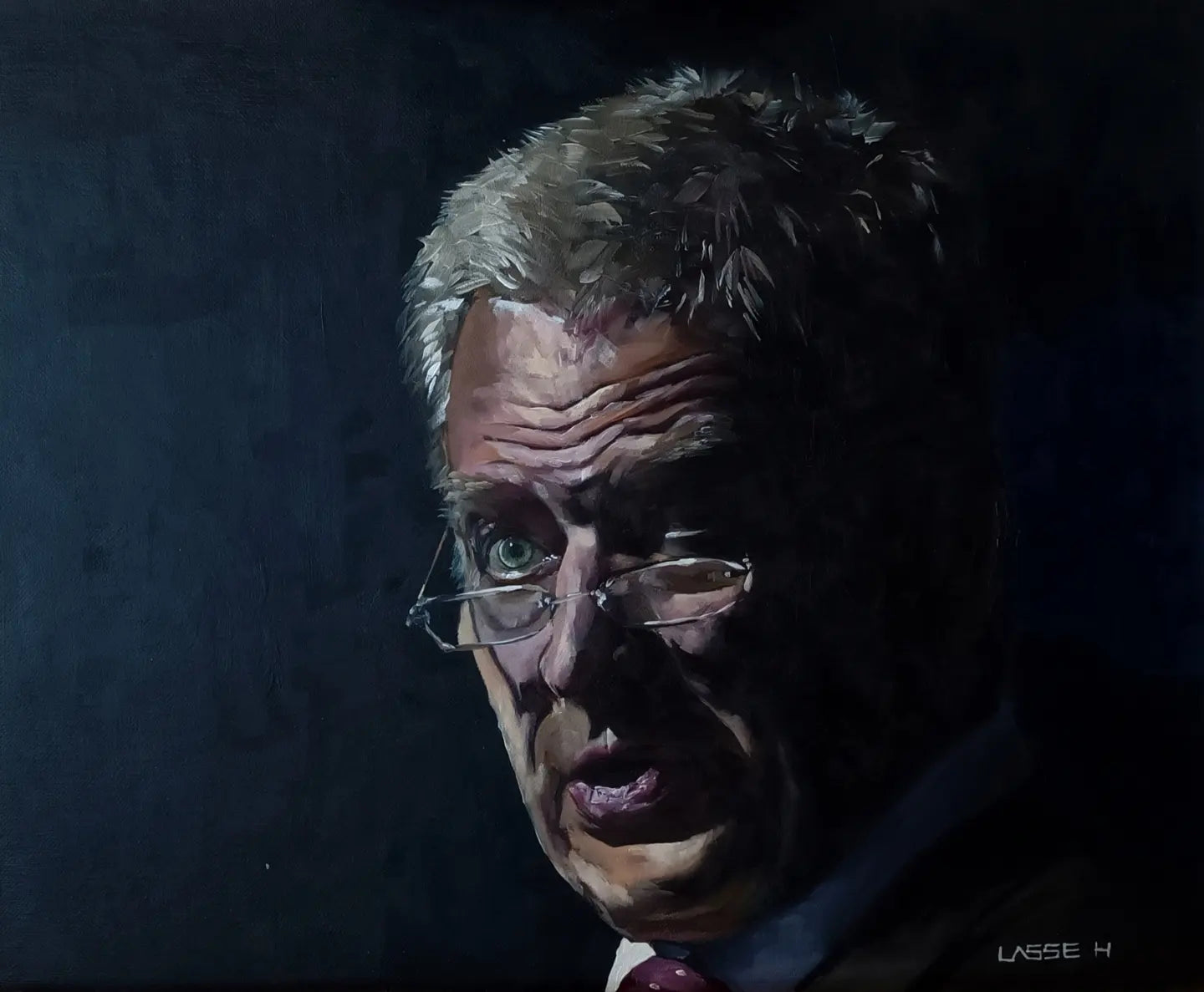 President Sauli Niinistö 38x46cm
