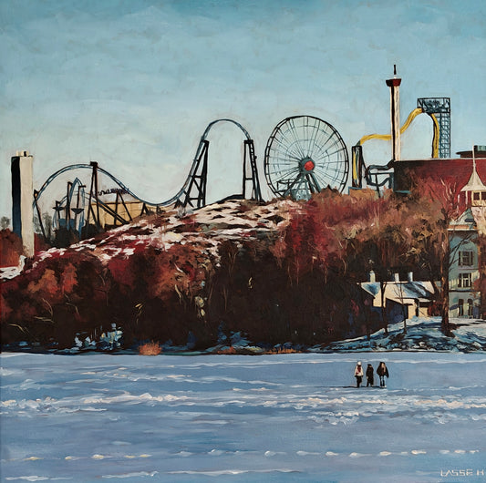 Linnanmäki, Helsinki 60x60cm