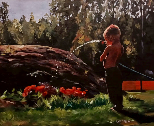 'Sateen tekijä' 33x41cm