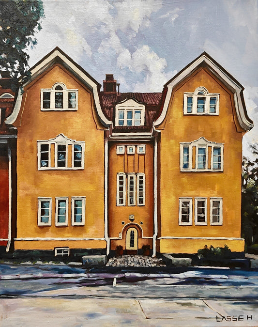 'Kaksoset' Munkkiniemi, Helsinki 50x40cm