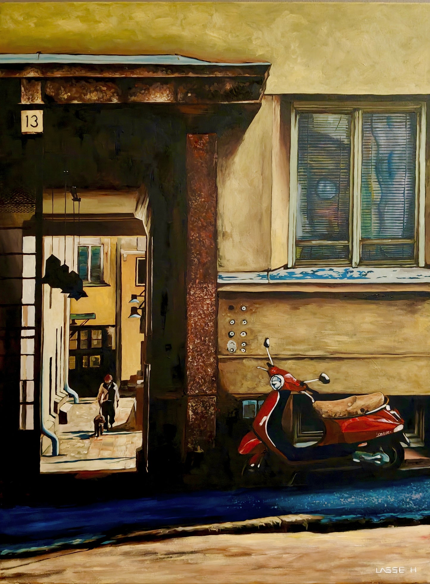 Kruunuhaka, Helsinki 80x60cm