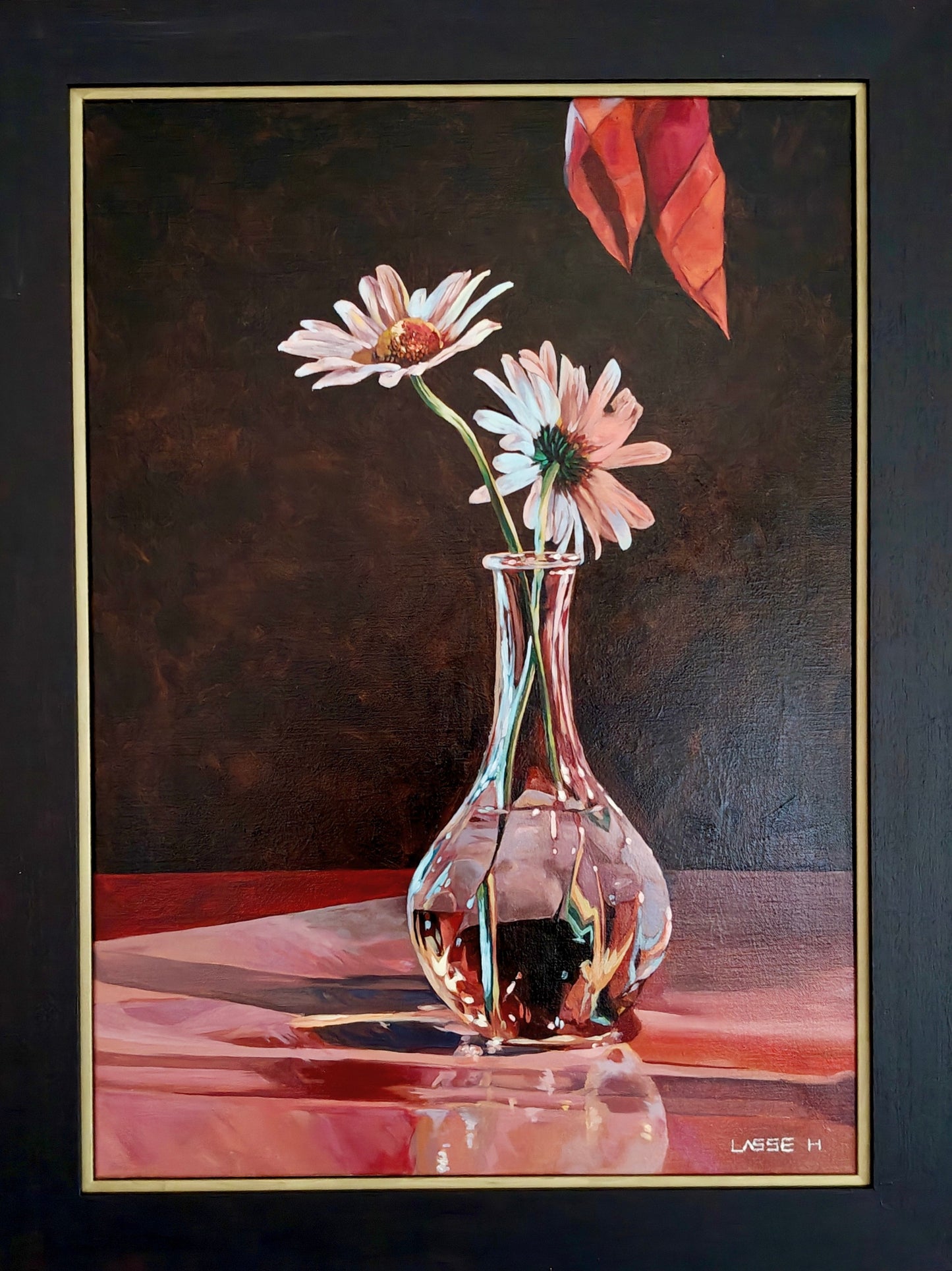 'Rakastaa, ei rakasta.. Rakastaa!' 70x50cm