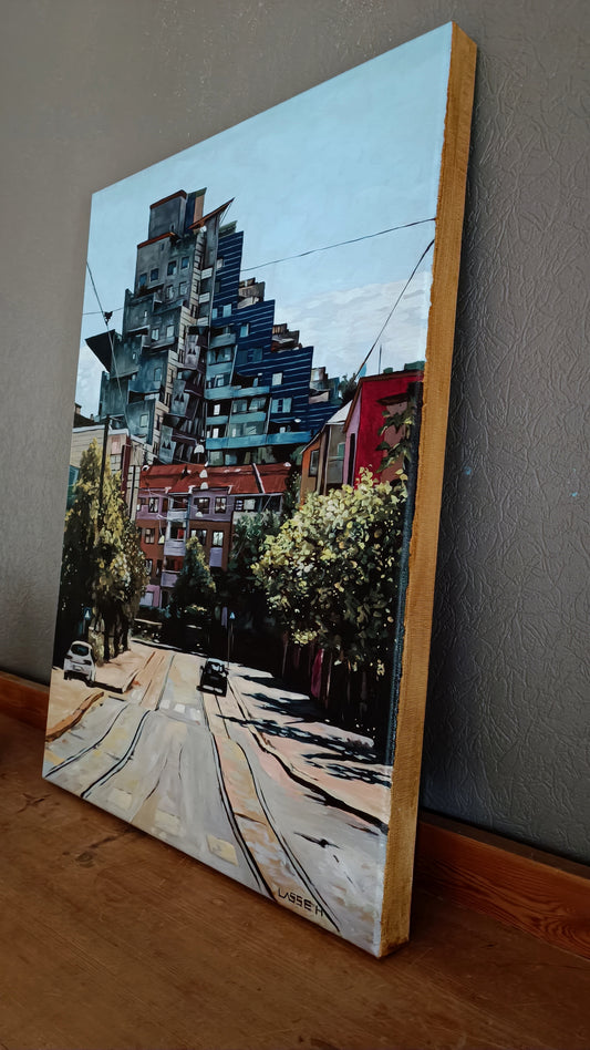 Terassitalo, Huopalahti 70x50cm